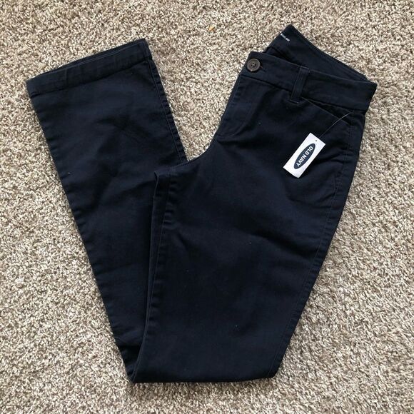 Old Navy Mid-Rise Bootcut Khakis Pants Size 0 - Picture 7 of 11